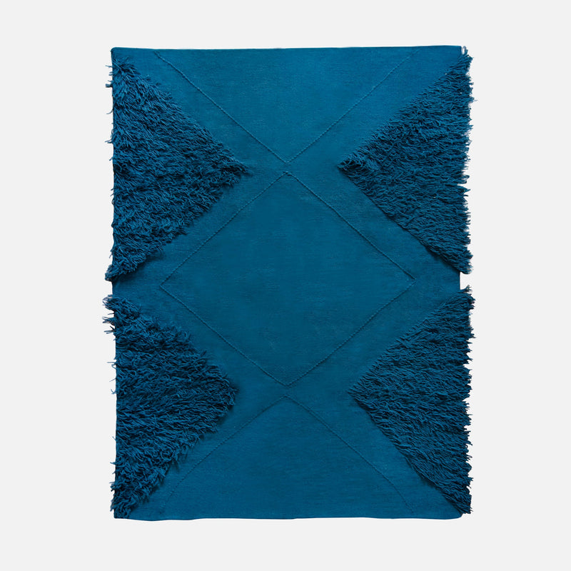 blue rug