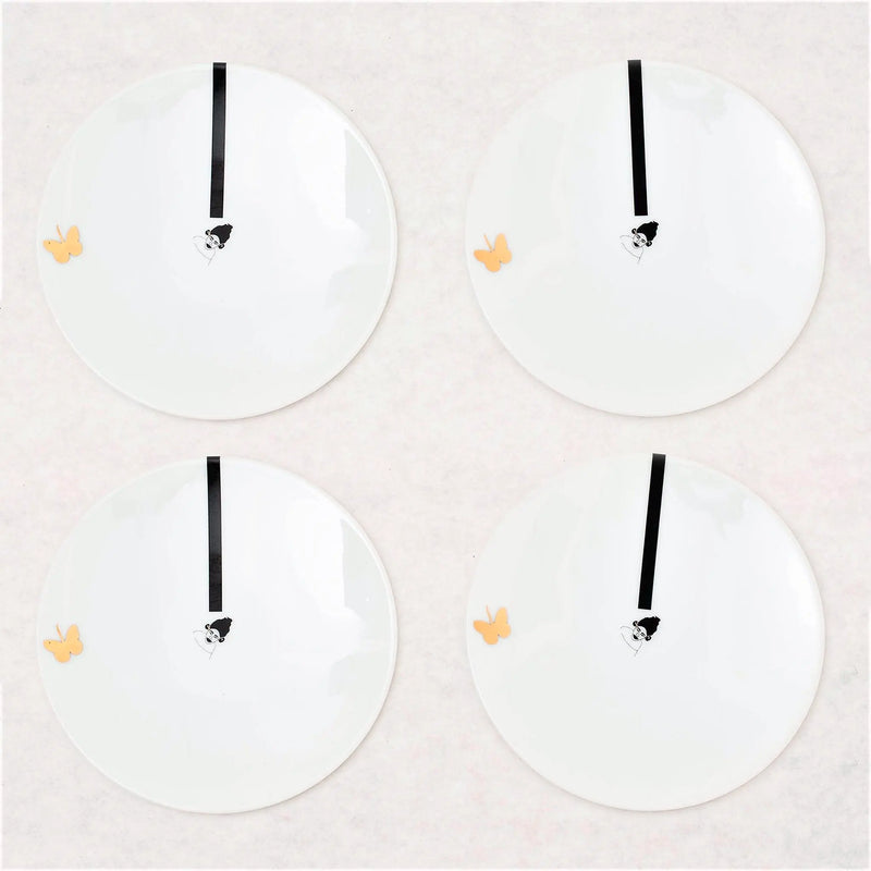 Nguka Dessert Plates Set 4