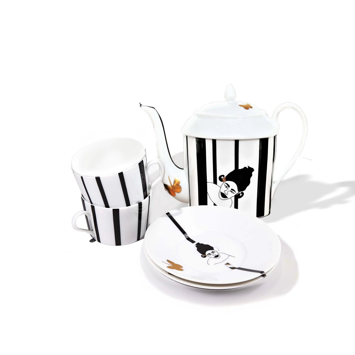 Nguka Limoges Tea Set 5 pc - 54kibo