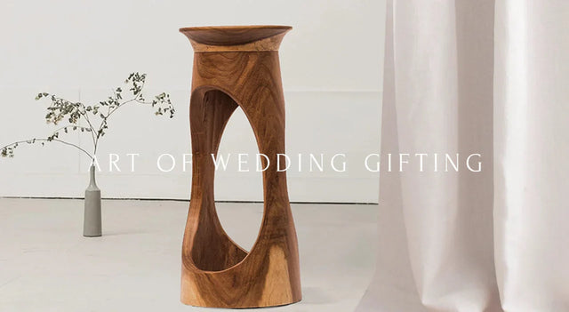 Give the gift of handmade African luxury furniture to stylish couples. This Djembe Natural Drum Side Table from 54kibo is one of the unique wedding gift ideas for newlyweds you can find on 54kibo.