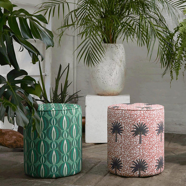 EVA SONAIKE POUFS AND AFRICAN PRINT PILLOW CASES - 54kibo