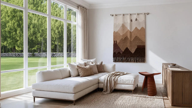 Living room with relaxed seating and open circulation, showing what makes a space feel natural and comfortable to live in