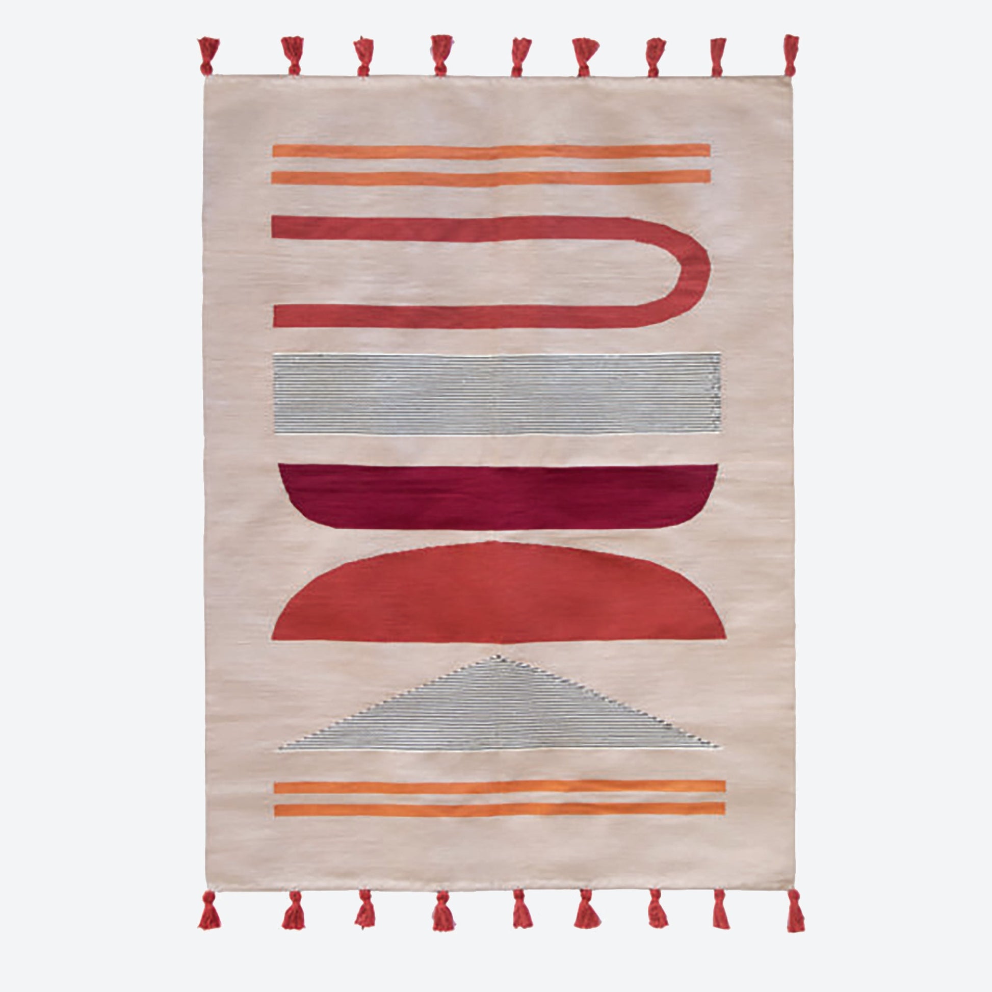 Burnt orange rug