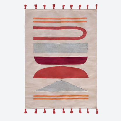 Burnt orange rug