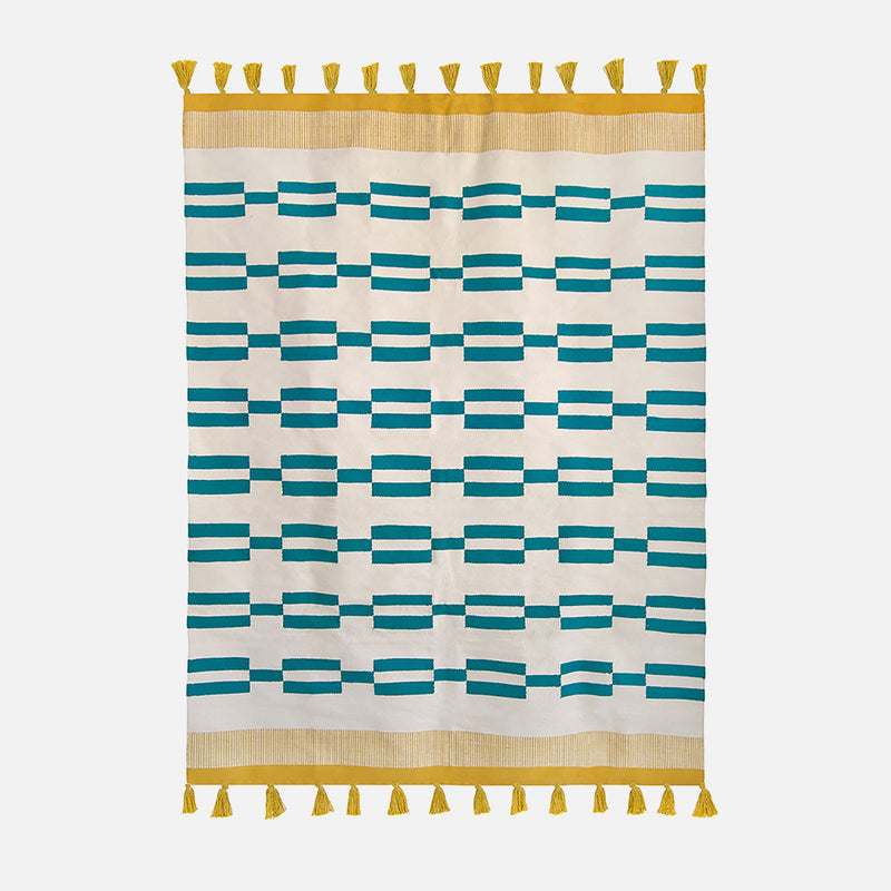 Teal rug