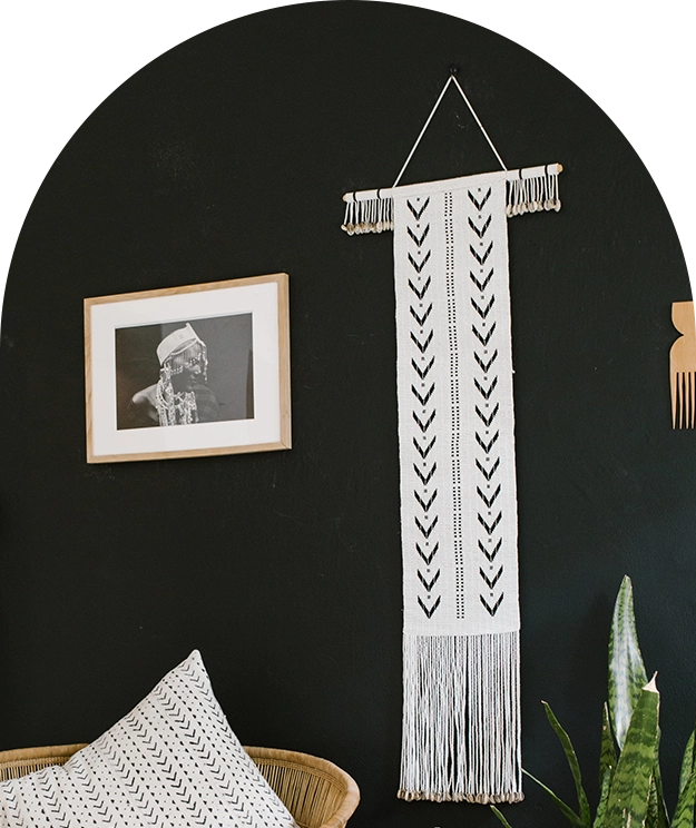 White Textured Wall Art - Triangles
