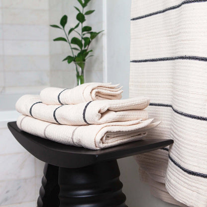 Addis Gray Guest Hand Towels Set 2