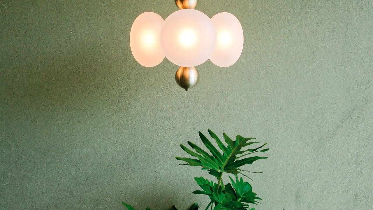 Chandeliers by Room and Style | Allure 4 Cluster Glass Globe Pendant Light from African luxury home decor brand 54kibo.
