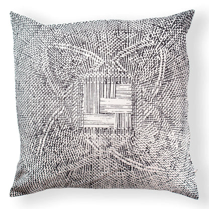 Binga Black White Throw Pillows