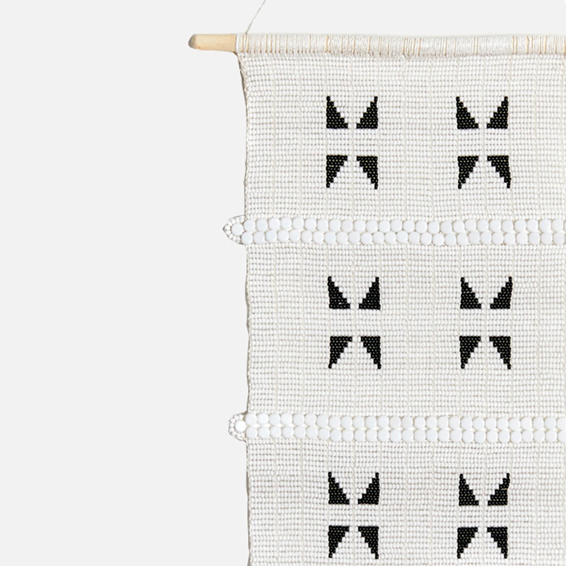 black and white textured wall art