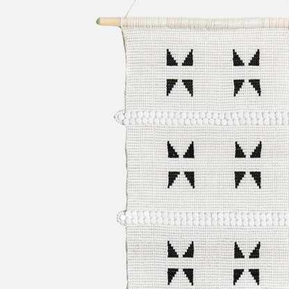 black and white textured wall art
