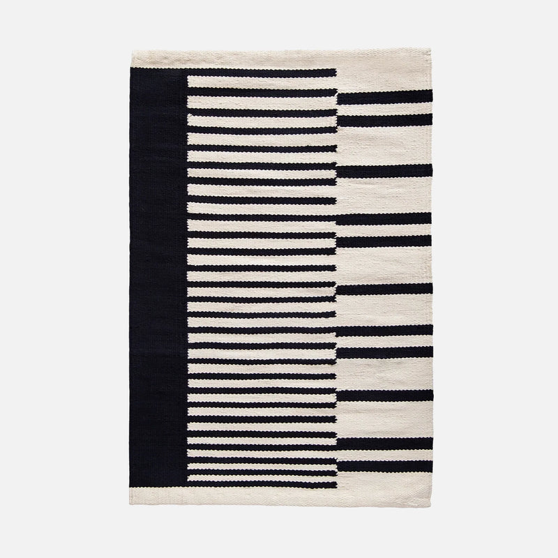 black bath rug