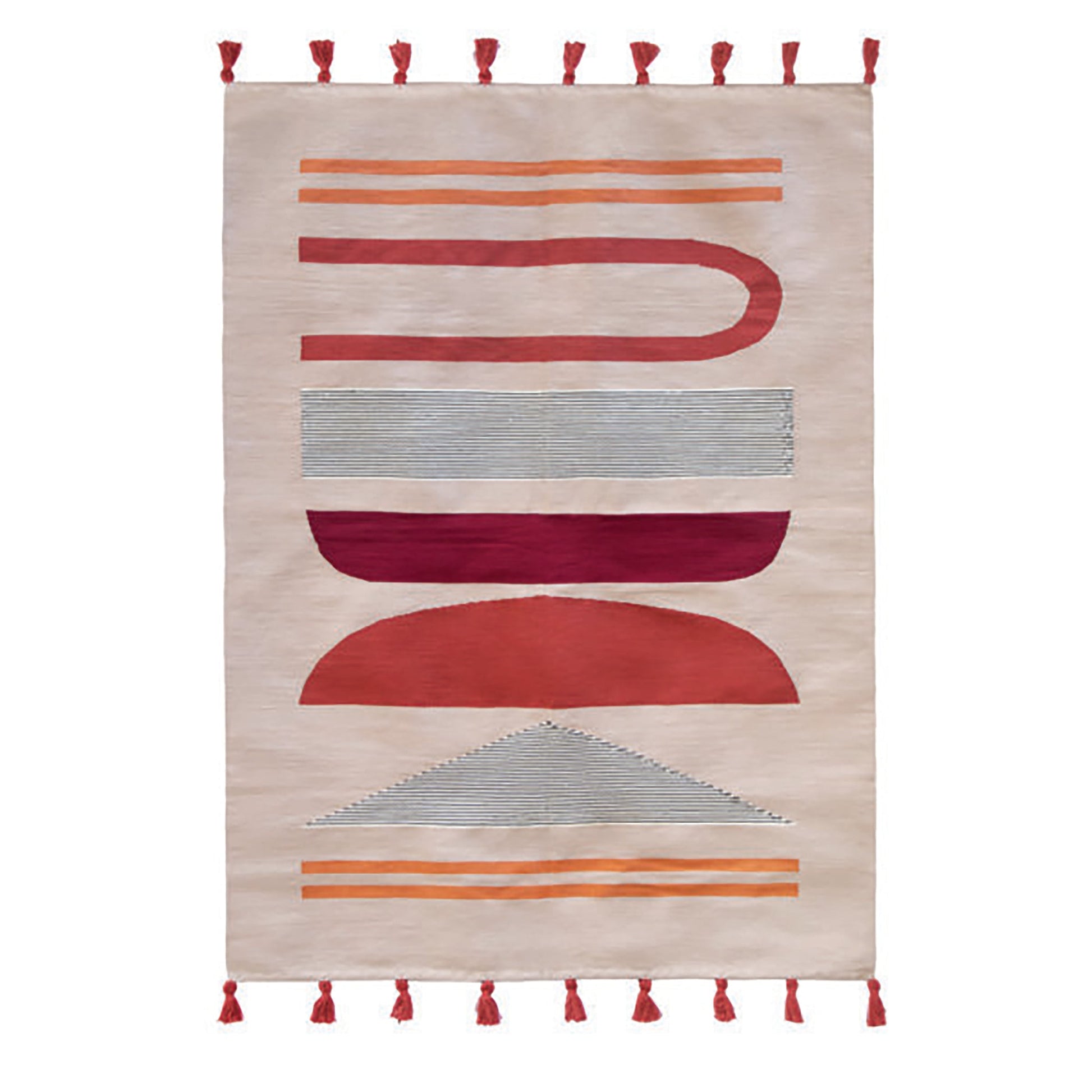 blue and orange rug