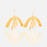 Edgy Earrings Brass Dhamani