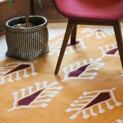 flower area rug