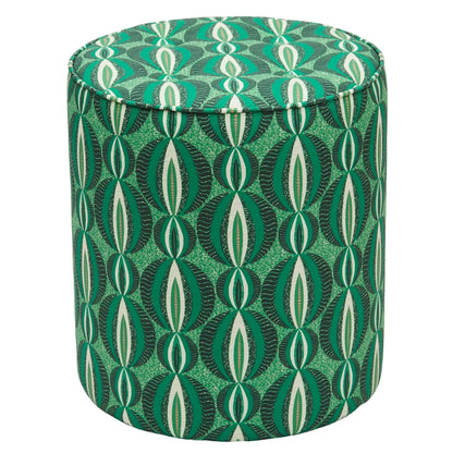 Leaf Copper Pink Floor Poufs