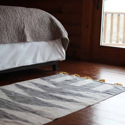 gray rug