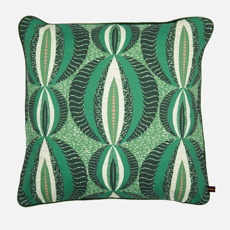 Ijoba Modern Green Throw Pillow