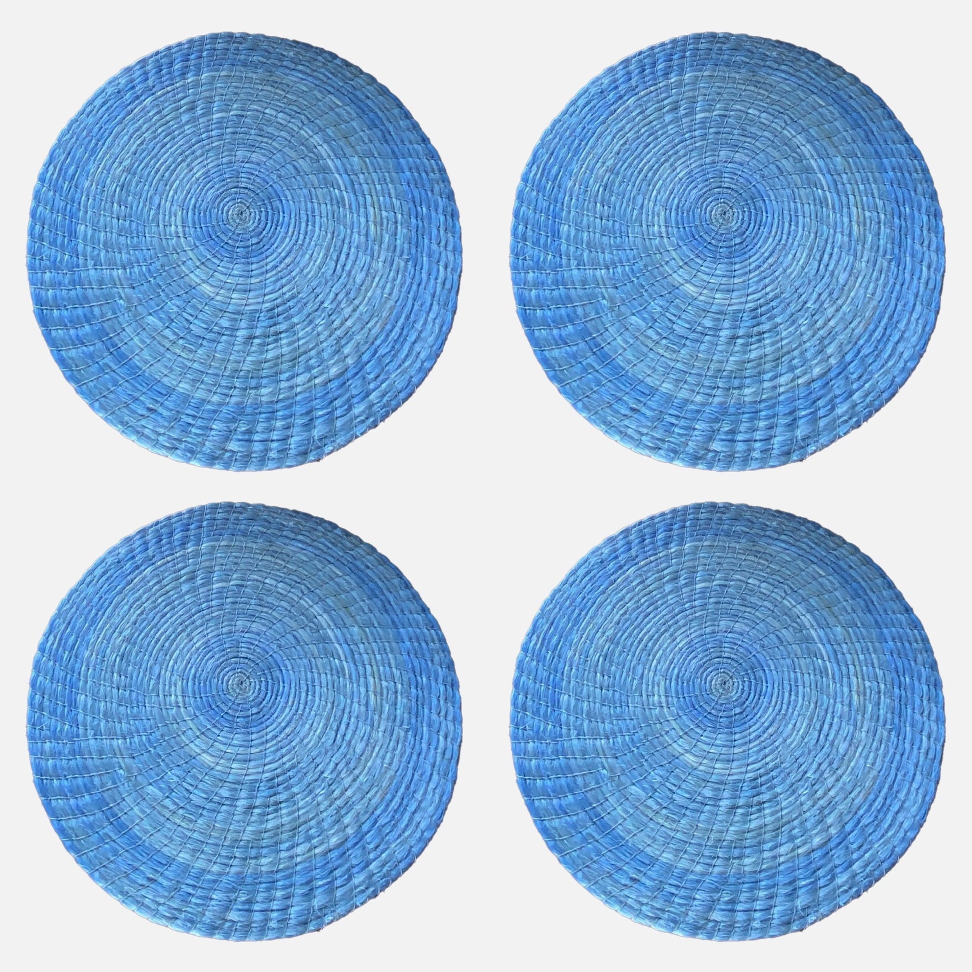 Light Blue Designer Placemats 4 Set