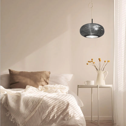 Lila Black Drop Ceiling Light