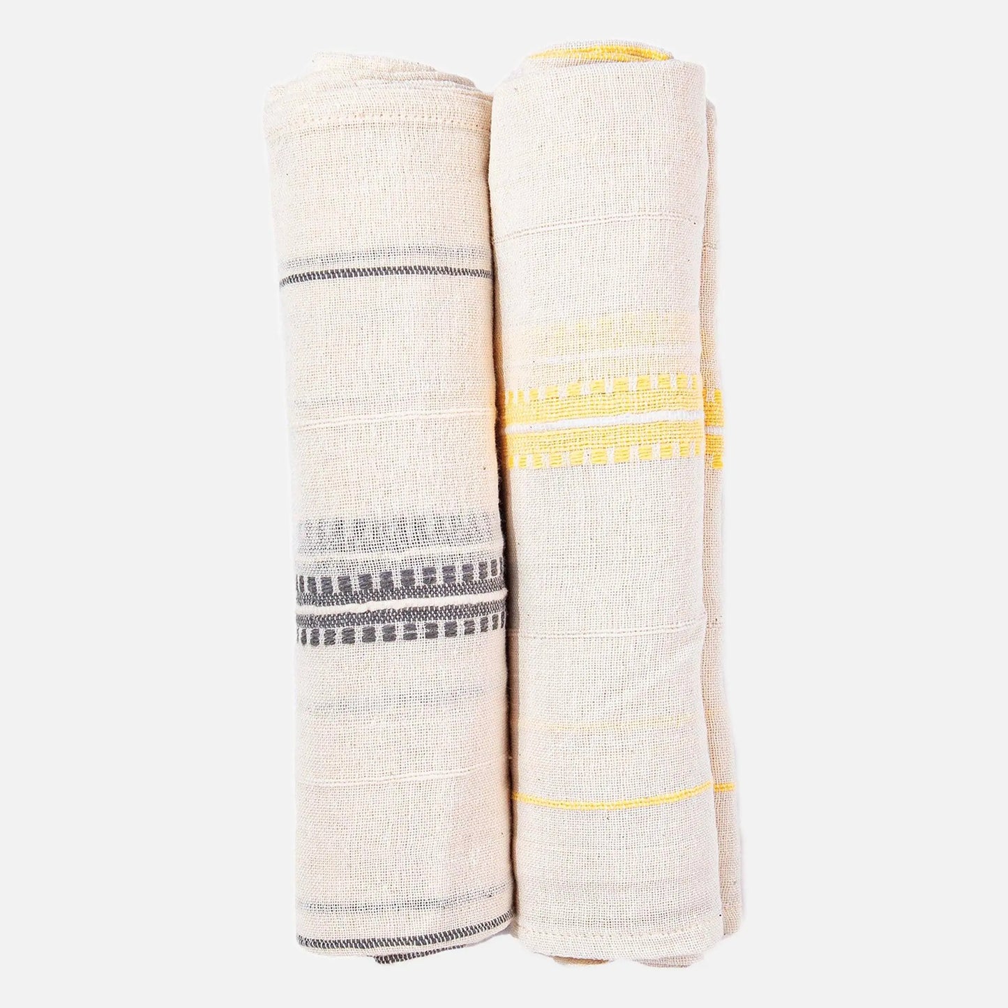 Muslin Blankets Baby Set 2 - Lali Gray Yellow