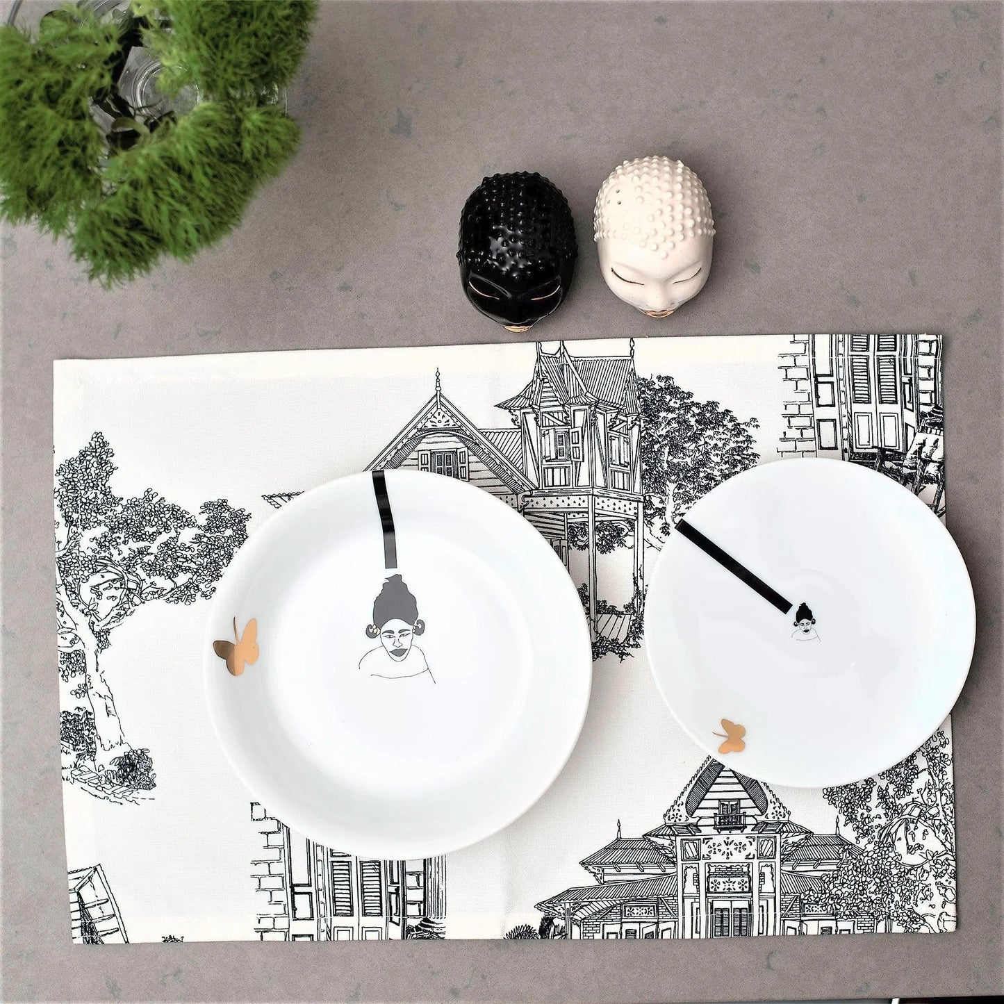 Nguka Dessert Plates Set 4