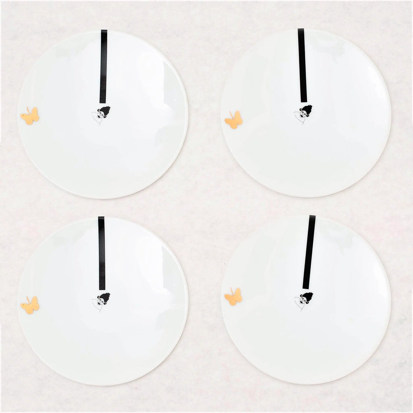Nguka Dessert Plates Set 4