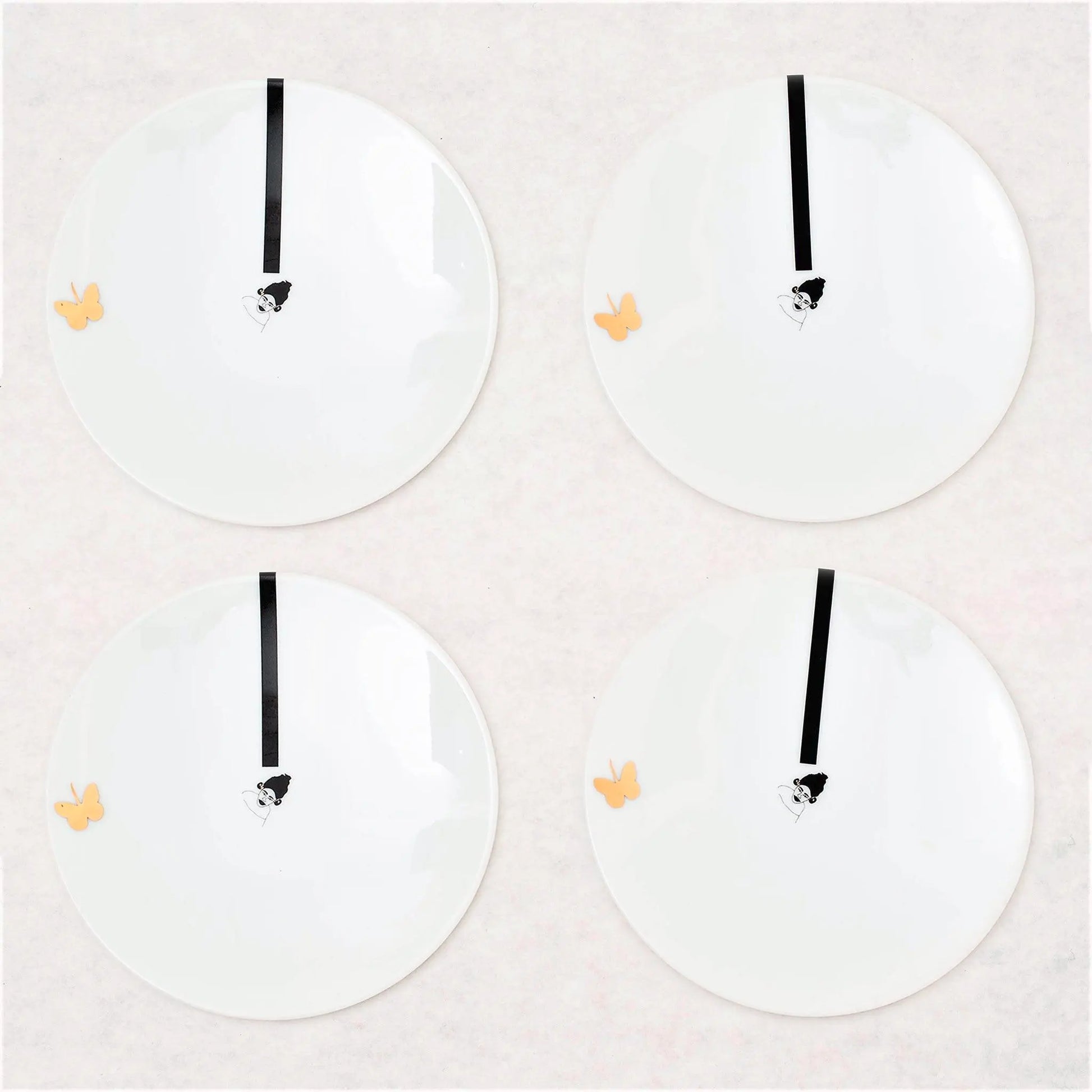 Nguka Dessert Plates Set 4