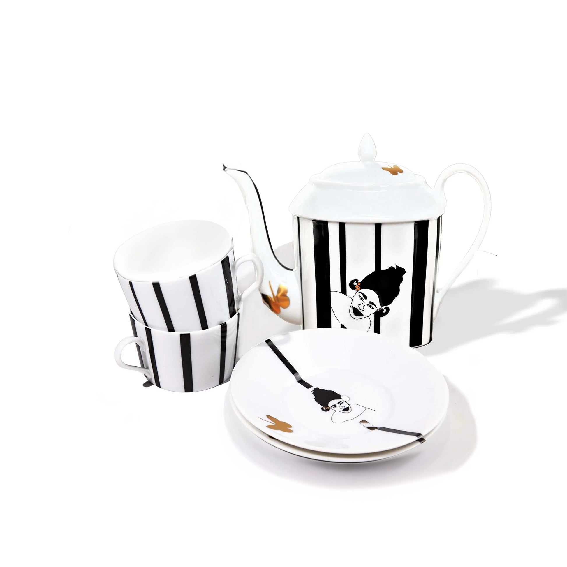 Nguka Limoges Tea Set 5 pc - 54kibo
