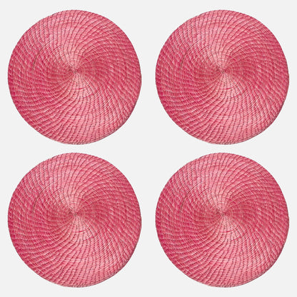 Pink Coastal Placemats 4 Set