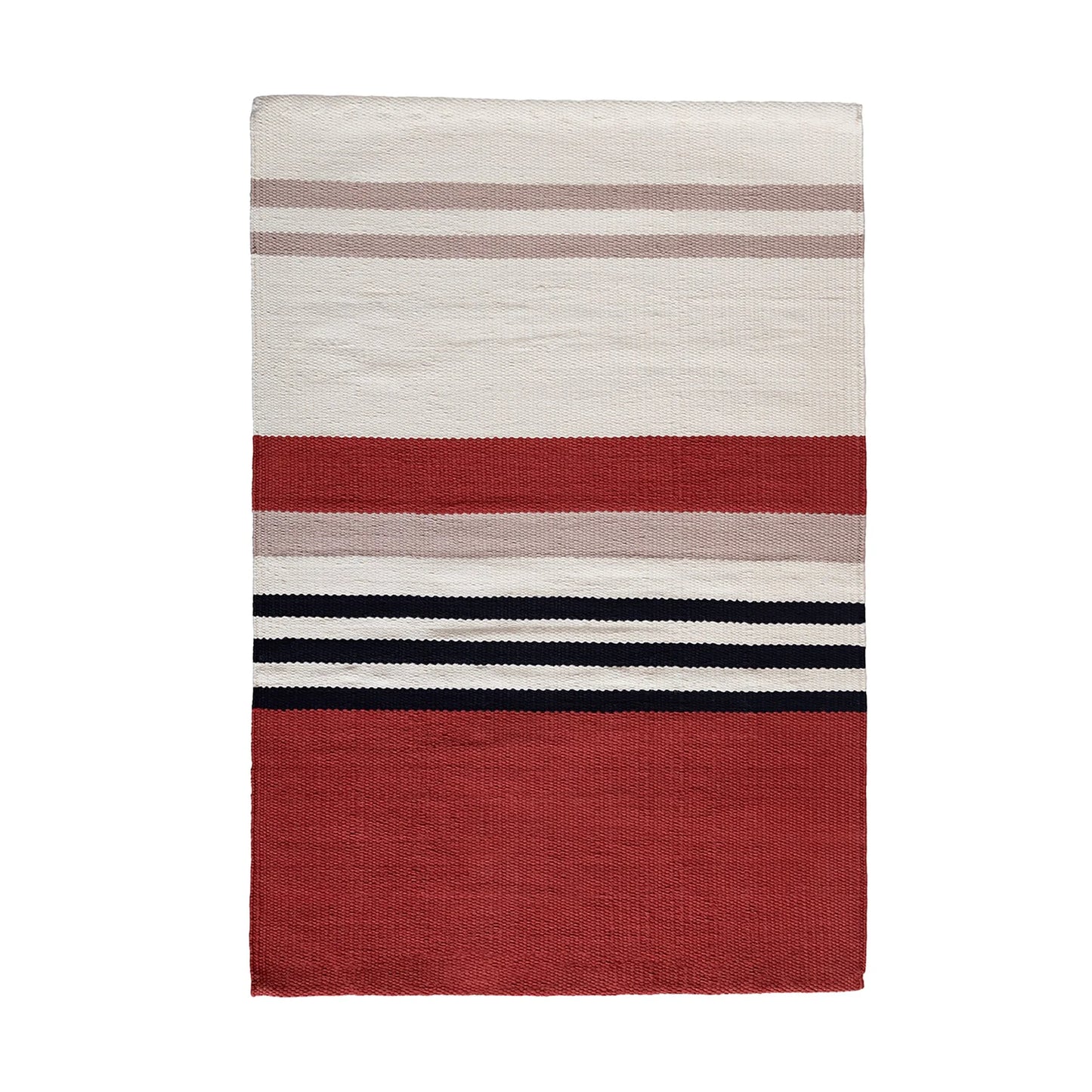 red bath mat