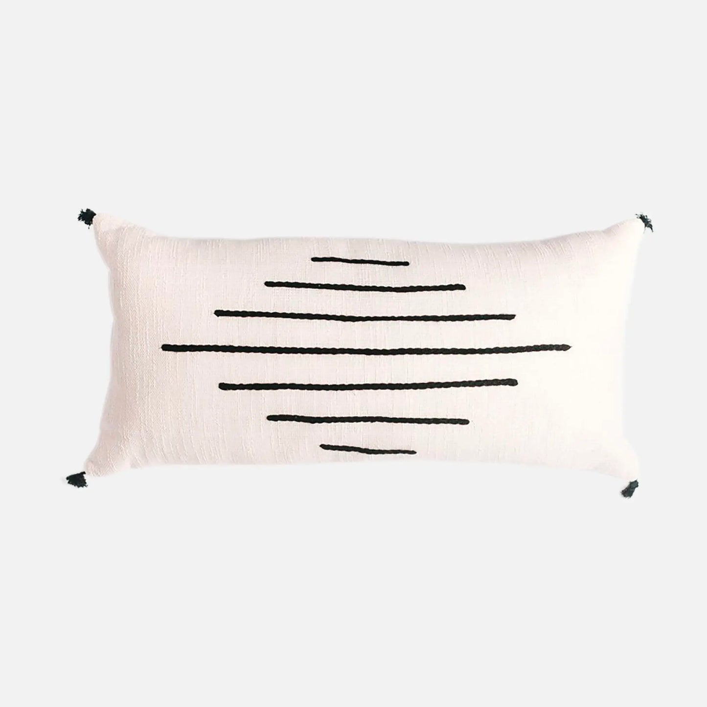Zazi Cream Lumbar Pillow