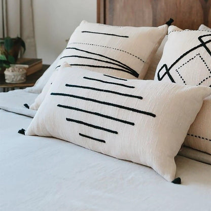 Zazi Cream Lumbar Pillow